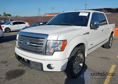 2011 Ford F-150 Platinum z USA, uszkodzony, nr VIN 1FTFW1CT6BFB71050